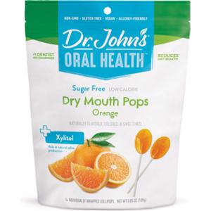 Dr. John's Orange Dry Mouth Pops