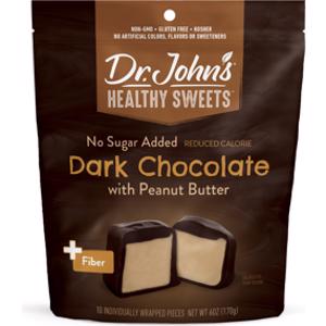 Dr. John's Peanut Butter Dark Chocolate Squares