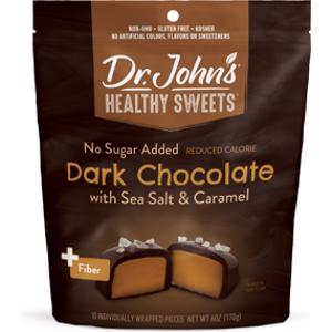 Dr. John's Sea Salt & Caramel Dark Chocolate Squares