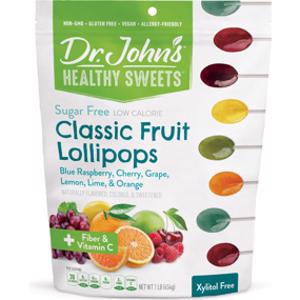 Dr. John's Xylitol Free Classic Fruit Lollipops