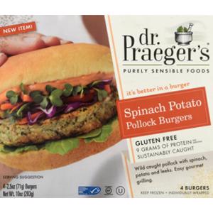 Dr. Praeger's Spinach Potato Pollock Burger