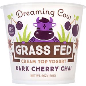 Dreaming Cow Dark Cherry Chai Grass Fed Yogurt