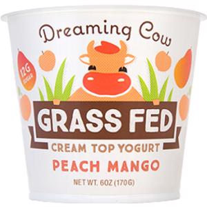 Dreaming Cow Peach Mango Grass Fed Yogurt