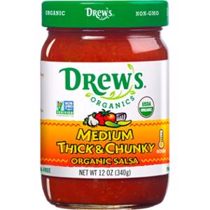 Drew's Organics Medium Thick & Chunky Salsa