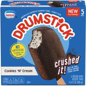Drumstick Crushed It Cookies N' Cream Bar