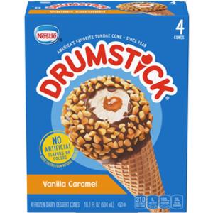 Drumstick Vanilla Caramel Sundae Cone