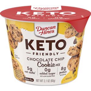 Duncan Hines Keto-Friendly Chocolate Chip Cookie Mix Cup