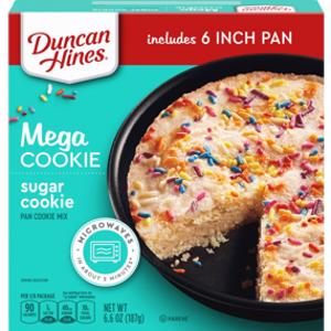 Duncan Hines Sugar Cookie Mega Cookie Mix