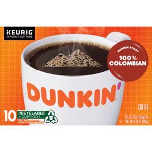 Dunkin' Donuts 100% Colombian Coffee Pods