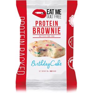 Eat Me Guilt Free Birthday Cake Protein Brownie