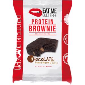 Eat Me Guilt Free Chocolate Peanut Butter Bliss Protein Brownie