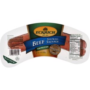Eckrich Skinless Beef Smoked Sausage