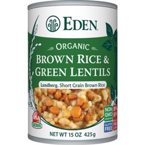 Eden Organic Brown Rice & Green Lentils