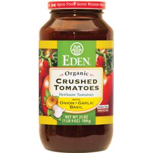 Eden Organic Crushed Tomatoes w/ Onion, Garlic & Basil