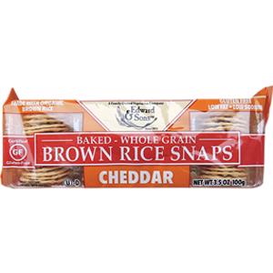Edward & Sons Cheddar Brown Rice Snaps