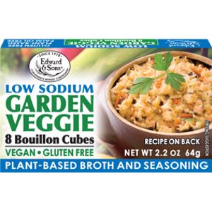 Edward & Sons Low Sodium Veggie Bouillon Cubes