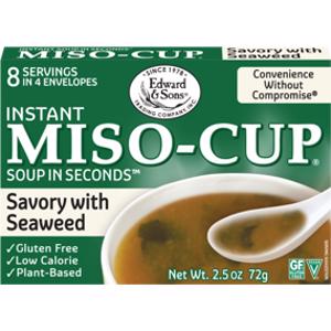 Edward & Sons Miso Cup Savory Seaweed Soup