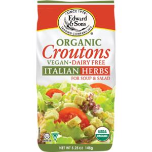 Edward & Sons Organic Italian Herb Croutons