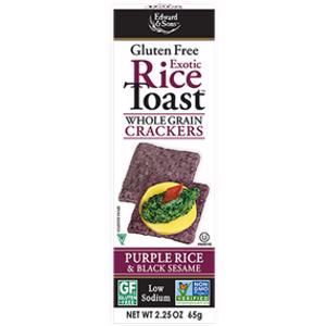 Edward & Sons Purple Rice & Black Sesame Exotic Rice Toast