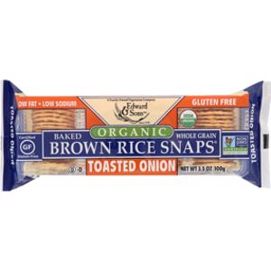 Edward & Sons Organic Toasted Onion Brown Rice Snaps