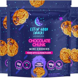 Effin' Good Snacks Chocolate Chunk Mini Cookies
