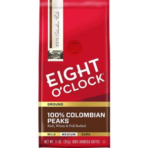 Eight O'Clock 100% Colombian Peaks Ground Coffee