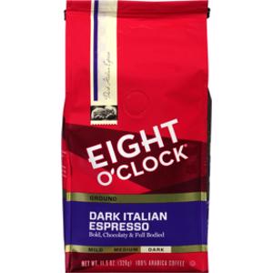 Eight O'Clock Dark Italian Espresso Ground Coffee