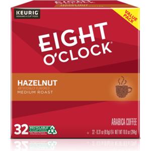 Eight O'Clock Hazelnut Coffee Pods