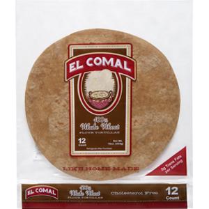 El Comal Whole Wheat Flour Tortillas