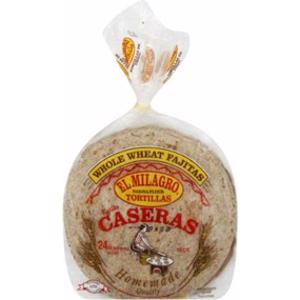 El Milagro Caseras Whole Wheat Fajitas