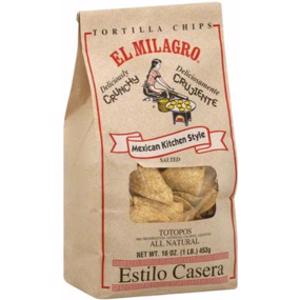 El Milagro Tortilla Chips Totopos