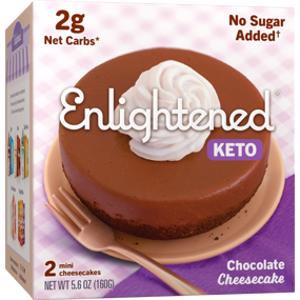 Enlightened Chocolate Cheesecake