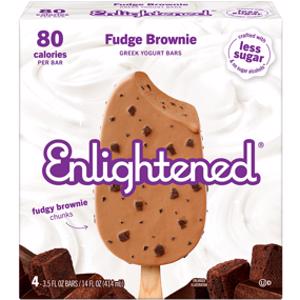 Enlightened Fudge Brownie Greek Yogurt Bar