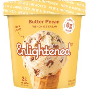 Enlightened Keto Butter Pecan Ice Cream