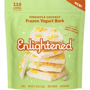 Enlightened Pineapple Coconut Frozen Yogurt Bark