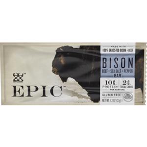 Epic Bison Beef Sea Salt & Pepper Bar