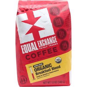 Equal Exchange Organic Breakfast Blend Whole Bean Coffee