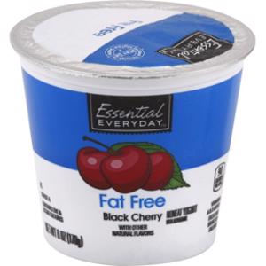 Essential Everyday Black Cherry Fat Free Yogurt