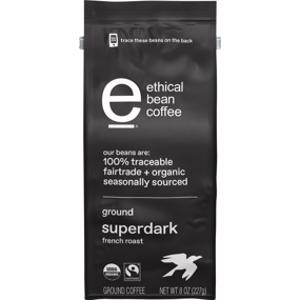 Ethical Bean Coffee Organic Superdark Ground Coffee