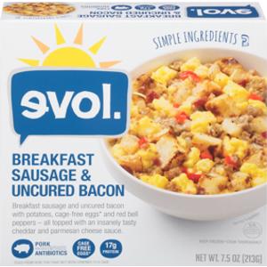 evol Breakfast Sausage & Uncured Bacon