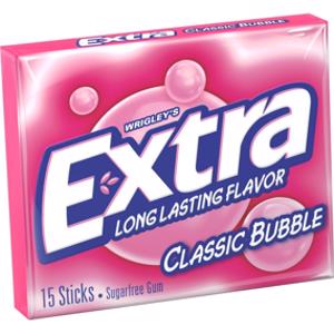 Extra Classic Sugarfree Bubble Gum