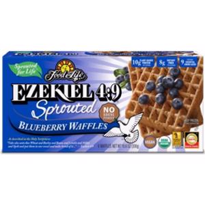 Ezekiel 4:9 Sprouted Grain Blueberry Waffles