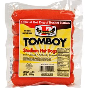 Fairbury Brand Tomboy Stadium Hot Dogs