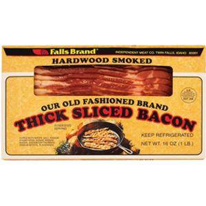 Falls Brand Hardwood Smoked Thick Sliced Bacon