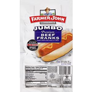 Farmer John Jumbo Premium Beef Franks