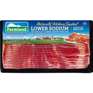 Farmland Lower Sodium Hickory Smoked Bacon