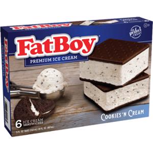 Fat Boy Cookies n' Cream Ice Cream Sandwich