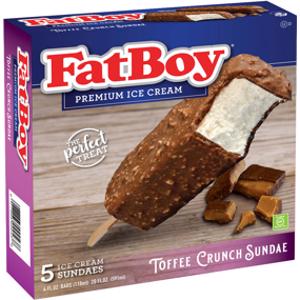 Fat Boy Toffee Crunch Sundae Ice Cream Bar