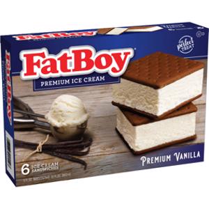 Fat Boy Vanilla Ice Cream Sandwich