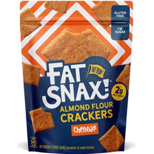 Fat Snax Cheddar Almond Flour Crackers